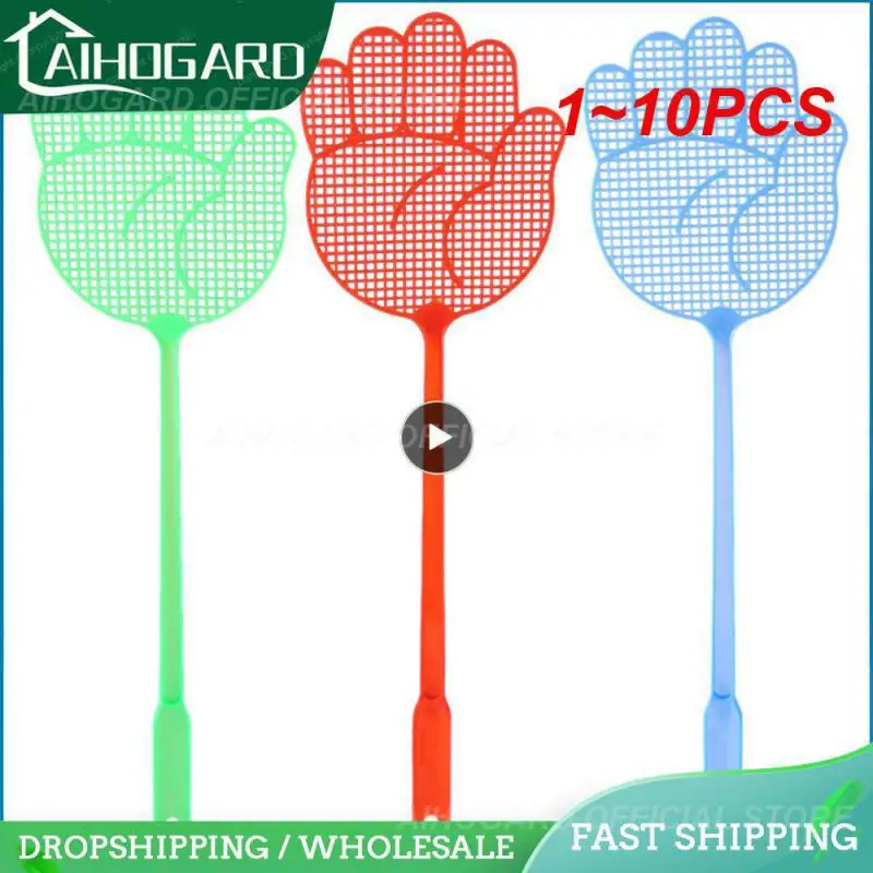 1~10PCS Palm Shaped Fly Swatter Plastic Fly Swatters Mosquito Pest Control Insect Killer Home Kitchen Accessories Random Color
1~10PCS Palm Shaped Fly Swatter Plastic Fly Swatters Mosquito Pest Control Insect Killer Home Kitchen Accessories Random Color