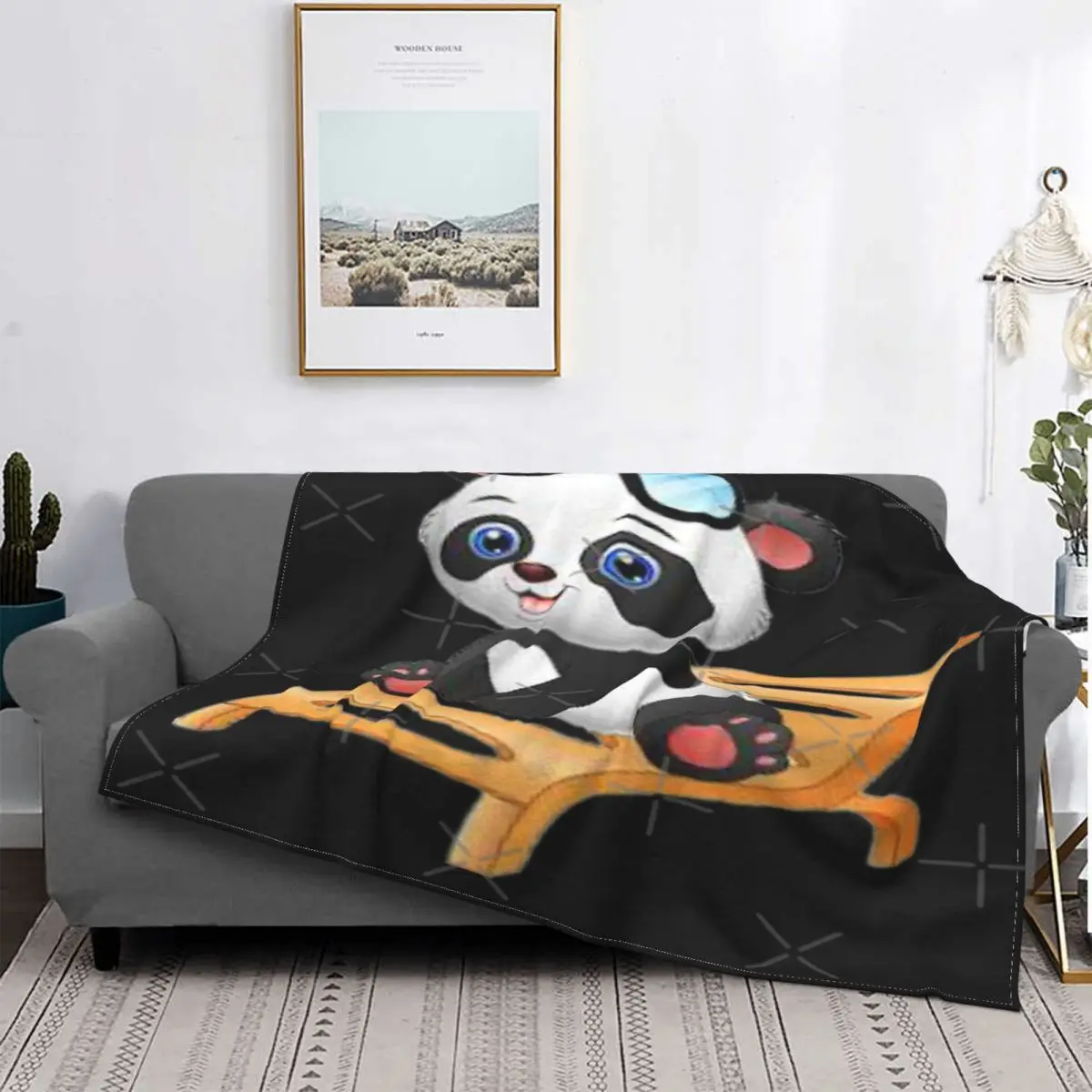 Манта с изображением панды, роскошное теплое украшение для пляжа, 150, красивое, Развлекательное с животными, 35 
Манта с изображением панды, роскошное теплое украшение для пляжа, 150, красивое, Развлекательное с животными, 35