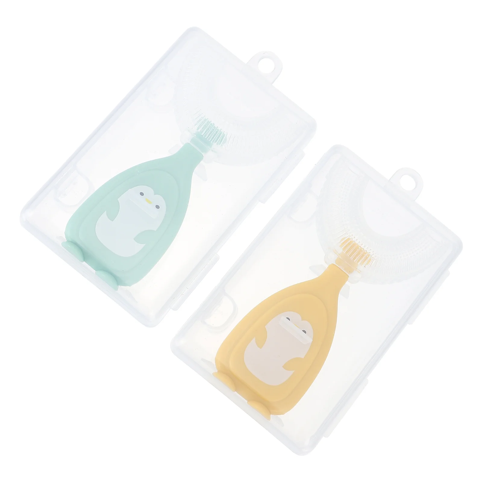 2Pcs Manual U Shape Toothbrush Silicone Kids Toothbrush Oral Gum Care Brush
2Pcs Manual U Shape Toothbrush Silicone Kids Toothbrush Oral Gum Care Brush