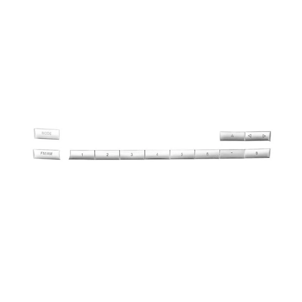 Durable Exquisite Center Console Trim Accessories Waterproof 12Pcs/Set Easy Installation FM/AM Button Trim Cover
Durable Exquisite Center Console Trim Accessories Waterproof 12Pcs/Set Easy Installation FM/AM Button Trim Cover