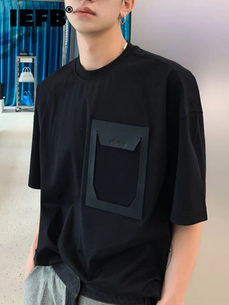 IEFB Man Summer New Daily Casual Short Sleeve T-Shirt Chest Pocket Designsolid Color 2022 Round Neck Male Tops 9A4402
IEFB Man Summer New Daily Casual Short Sleeve T-Shirt Chest Pocket Designsolid Color 2022 Round Neck Male Tops 9A4402