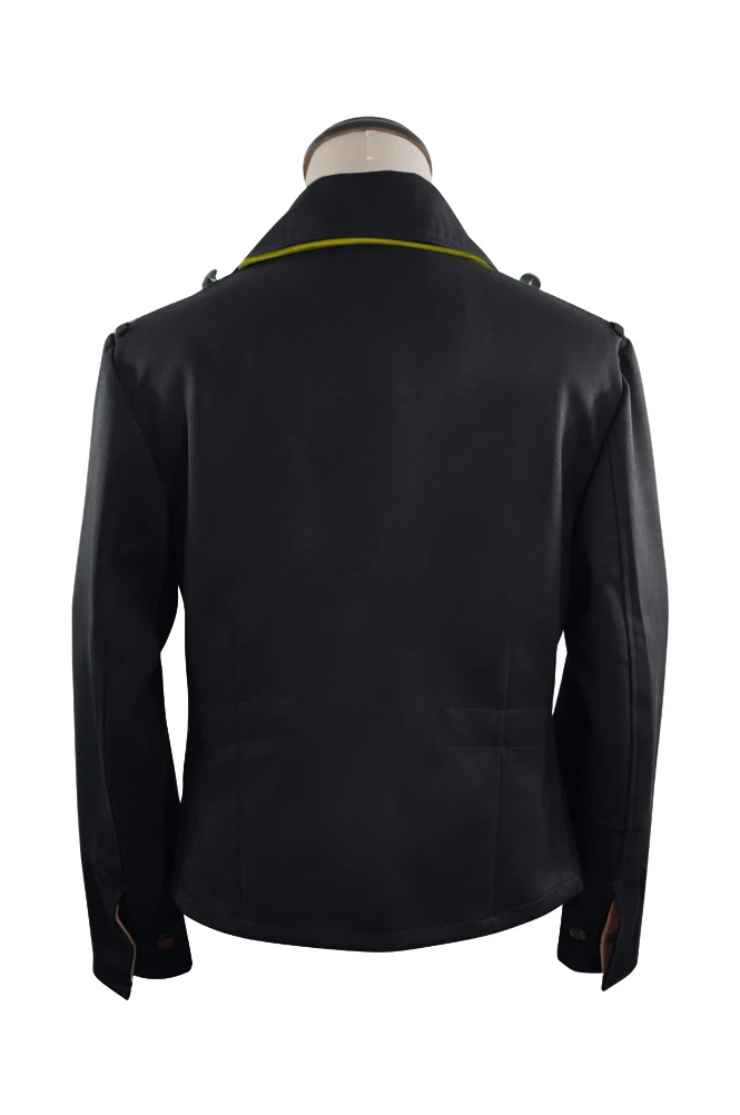 GUDI-011 WWII German Elite signal panzer black gabardine wrap jacket 
GUDI-011 WWII German Elite signal panzer black gabardine wrap jacket