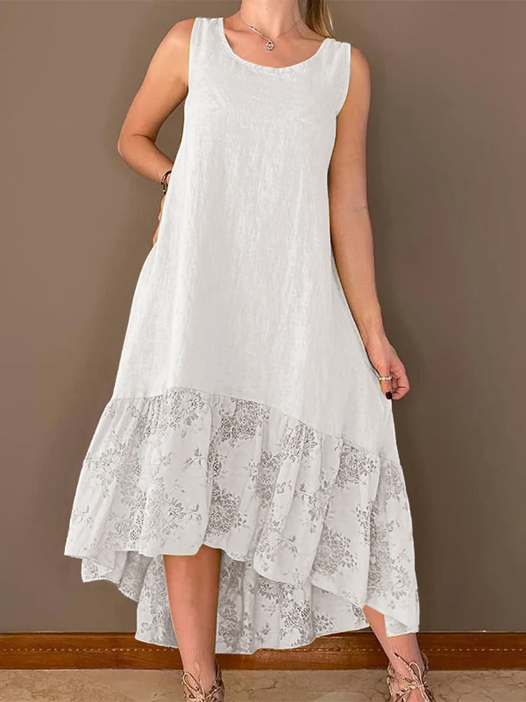 Summer Party Dress VONDA Women Vintage Robe Female Casual Lace Patchwork Party Maxi Dresses Long Party Evening Vestido
Summer Party Dress VONDA Women Vintage Robe Female Casual Lace Patchwork Party Maxi Dresses Long Party Evening Vestido