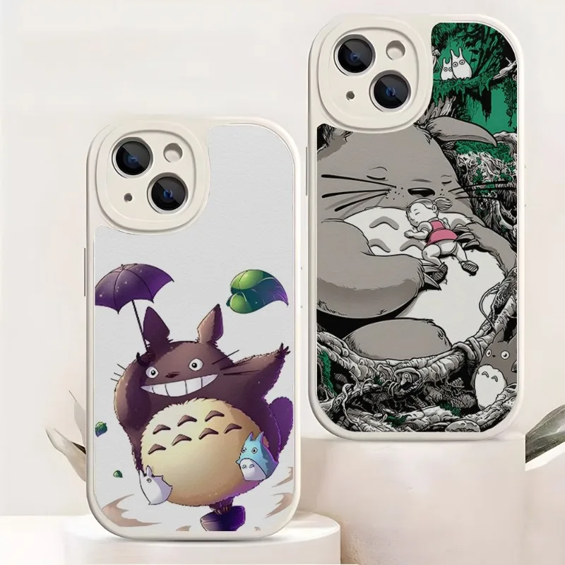 Cute Totoro Phone Case Lambskin For Iphone 14 Pro Max 13 11 12 Mini Xr X Xs 7 8 Puls Se Luxury Mobile Cover
Cute Totoro Phone Case Lambskin For Iphone 14 Pro Max 13 11 12 Mini Xr X Xs 7 8 Puls Se Luxury Mobile Cover