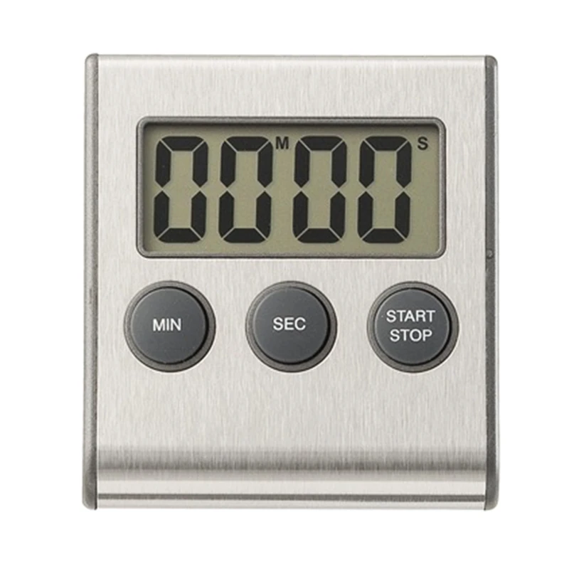 Digital Mini Kitchen Timer Alarm Clock Magnetic Cooking Timer for Cooking Study Sports Meeting Parking Medicine Steel
Digital Mini Kitchen Timer Alarm Clock Magnetic Cooking Timer for Cooking Study Sports Meeting Parking Medicine Steel