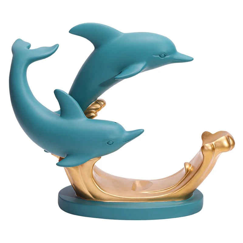 Dolphin Wineglass Rack Creative Dolphin Wine Bottle Holder Resin Statue for Tropical Kitchen or Beach Bar Decor
Dolphin Wineglass Rack Creative Dolphin Wine Bottle Holder Resin Statue for Tropical Kitchen or Beach Bar Decor