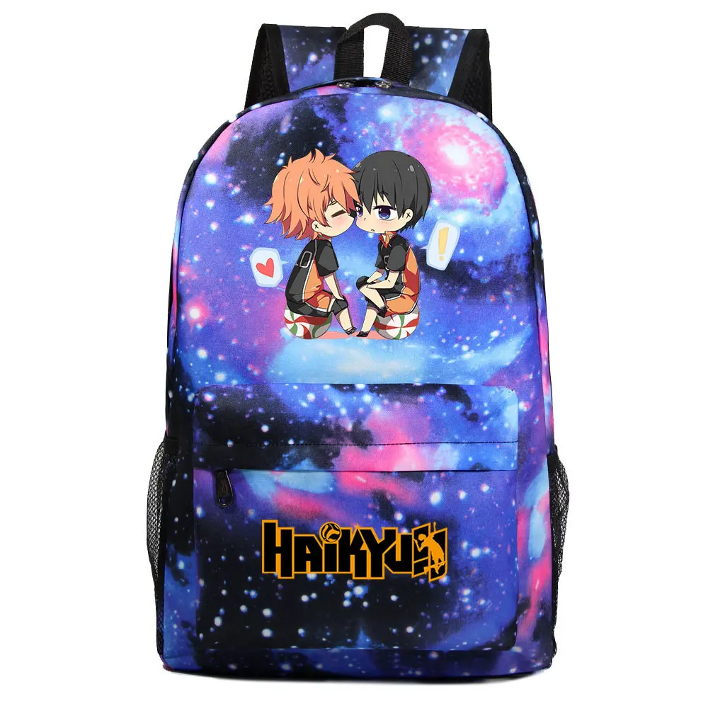 Anime Haikyuu Canvas Starry Sky Backpack Student Zipper Schoolbag Casual Packsack High Quality Teenager Unisex Travel Laptop Bag
Anime Haikyuu Canvas Starry Sky Backpack Student Zipper Schoolbag Casual Packsack High Quality Teenager Unisex Travel Laptop Bag