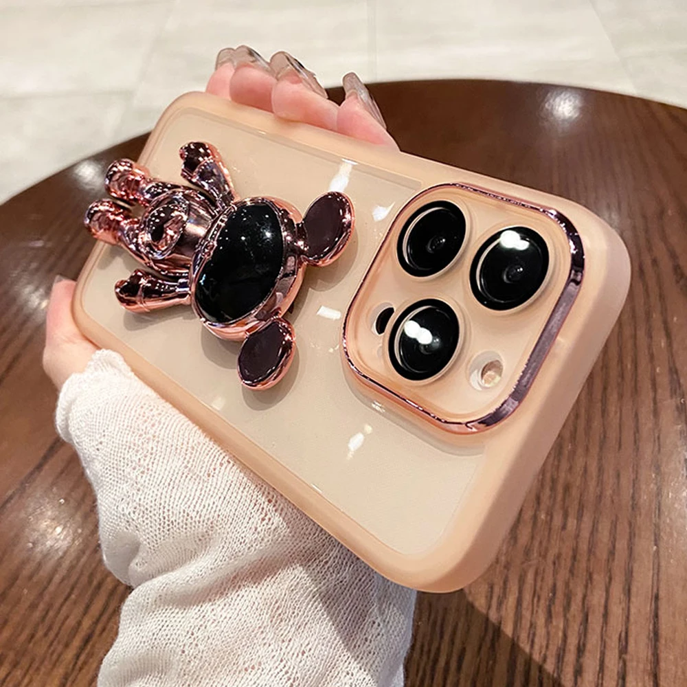 Fashion Cute 3D Cartoon Bear Holder Lens Film Phone Case For iPhone 14 13 12 11 Pro Max Mini X XR XS + 7 8 Plus Protector Cover
Fashion Cute 3D Cartoon Bear Holder Lens Film Phone Case For iPhone 14 13 12 11 Pro Max Mini X XR XS + 7 8 Plus Protector Cover