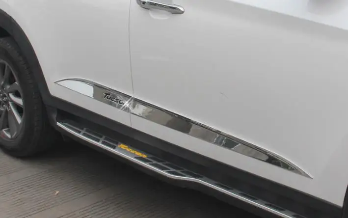 For Hyundai Tucson 2015-2019 High-quality stainless steel/ABS Chrome Door trim Body trim Scratch-resistant Car styling
For Hyundai Tucson 2015-2019 High-quality stainless steel/ABS Chrome Door trim Body trim Scratch-resistant Car styling