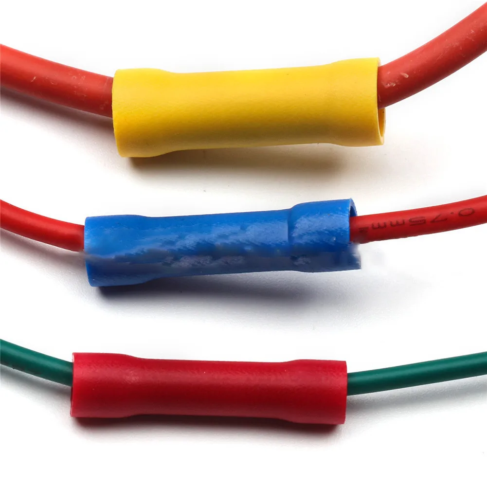 50X Insulated Straight Butt Connectors Electrical Crimp Terminals Wire Cable Terminal Cold Pressed Electrical Wire Connectors
50X Insulated Straight Butt Connectors Electrical Crimp Terminals Wire Cable Terminal Cold Pressed Electrical Wire Connectors