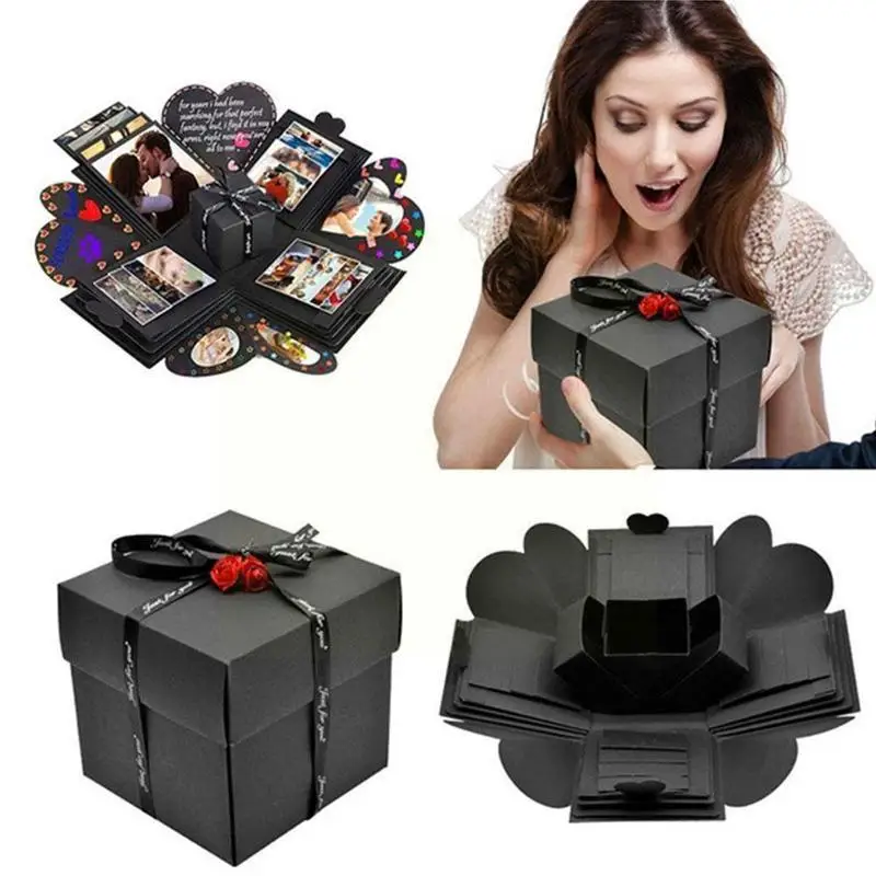 DIY Surprise Love Explosion Box Gift Explosion Wedding Photo DIY Gift For Anniversary Gift Birthday Scrapbook Album Box V1O7
DIY Surprise Love Explosion Box Gift Explosion Wedding Photo DIY Gift For Anniversary Gift Birthday Scrapbook Album Box V1O7