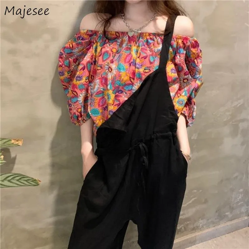Shirts Women Plus Size 3XL Slash Neck Printed Three Quarter Korean Style Streetwear Female Bright Chic Ladies Tops Loose Loose
Shirts Women Plus Size 3XL Slash Neck Printed Three Quarter Korean Style Streetwear Female Bright Chic Ladies Tops Loose Loose
