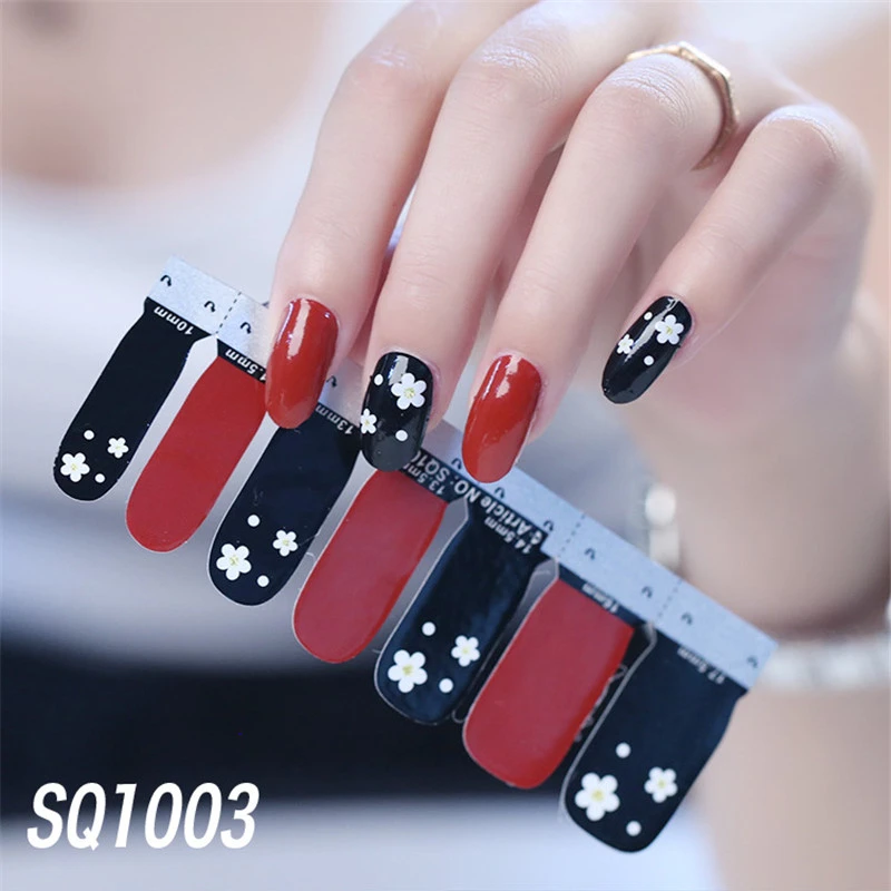 14Tips/Sheet Nail Art Lattice Geometric Full Cover Self Adhesive Stickers Polish Foils Tips Wrap Manicure Environmental for Kids
14Tips/Sheet Nail Art Lattice Geometric Full Cover Self Adhesive Stickers Polish Foils Tips Wrap Manicure Environmental for Kids