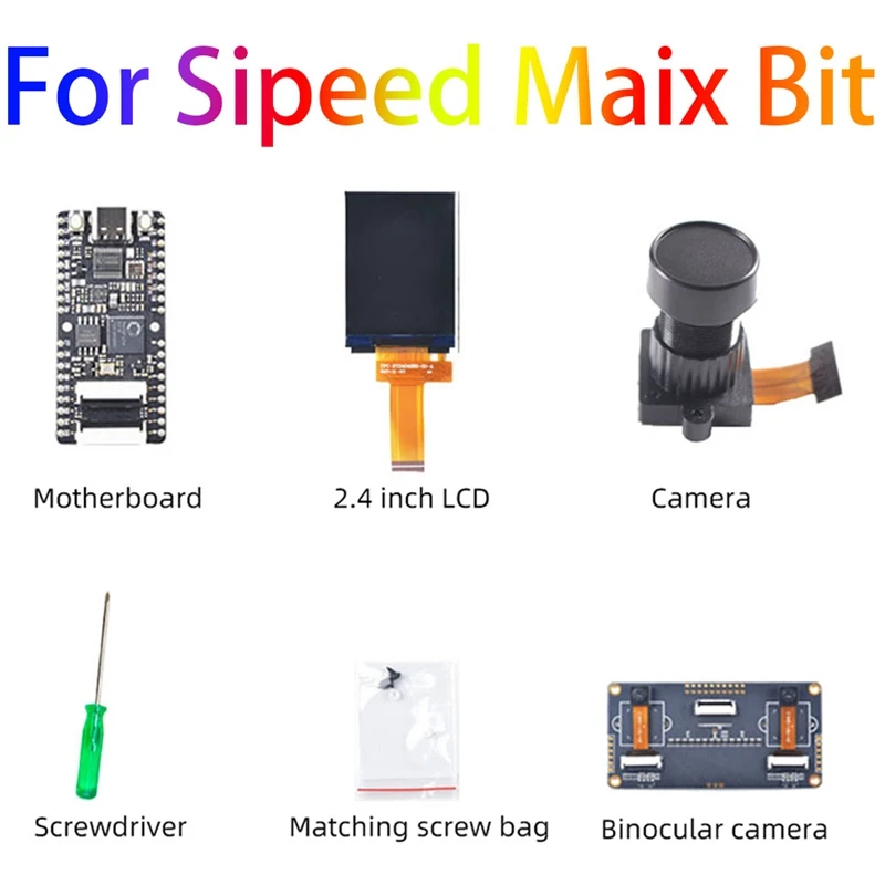 Для Sipeed Maix Bit Kit RISC-V AI + LOT K210 монтажная плата с экраном/камерой/бинокулярной камерой
Для Sipeed Maix Bit Kit RISC-V AI + LOT K210 монтажная плата с экраном/камерой/бинокулярной камерой