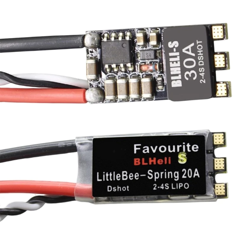R91A 20A/30A BLHeli-S Spring 2-4S 20A 30A ESC DSHOT ESC Speed Controller DSHOT for OneShot125 Raing Drones Quadcopter
R91A 20A/30A BLHeli-S Spring 2-4S 20A 30A ESC DSHOT ESC Speed Controller DSHOT for OneShot125 Raing Drones Quadcopter