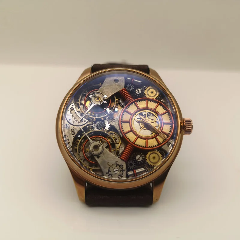Men's Vintage Watch Punk Automatic Mechanical Watch 44mm Stainless Steel Sapphire 50M Waterproof Unique Handmade Customization
Men's Vintage Watch Punk Automatic Mechanical Watch 44mm Stainless Steel Sapphire 50M Waterproof Unique Handmade Customization