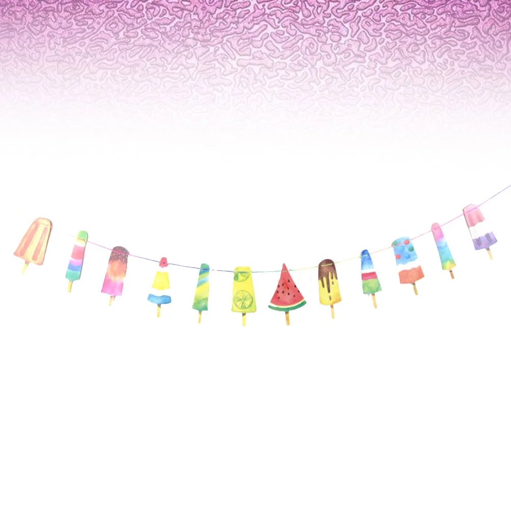 Banner Party Popsicle Garland Beach Diy Bunting Paper Fruit Decoration Wedding Supplies Birthday Summer String Happy Hawaii Cone
Banner Party Popsicle Garland Beach Diy Bunting Paper Fruit Decoration Wedding Supplies Birthday Summer String Happy Hawaii Cone