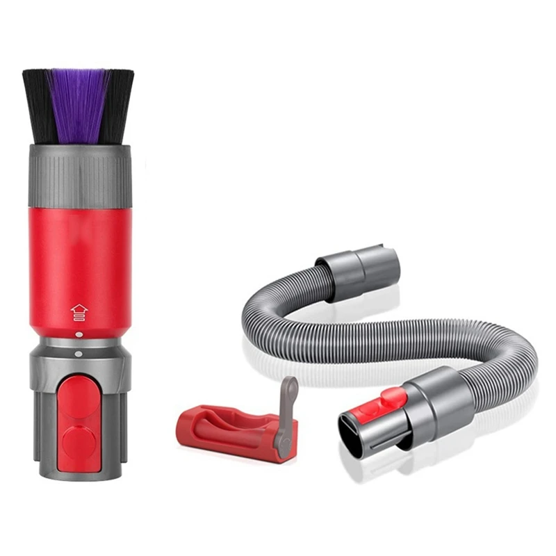 Vacuum Brush Attachment For Dyson V7 V8 V10 V11 V15, Soft Brush Cleaning Tool With Extension Hose And Trigger Lock
Vacuum Brush Attachment For Dyson V7 V8 V10 V11 V15, Soft Brush Cleaning Tool With Extension Hose And Trigger Lock