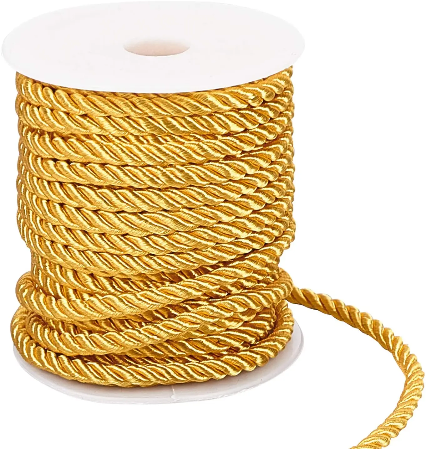 NBEADS 1Roll 16-17m Twisted Rope 5mm 3-Ply Polyester Cord Decorative Thread Trim for Home Decor Goldenrod/Saddle Brown/Tan
NBEADS 1Roll 16-17m Twisted Rope 5mm 3-Ply Polyester Cord Decorative Thread Trim for Home Decor Goldenrod/Saddle Brown/Tan