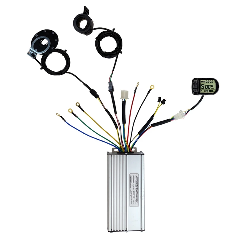 36V/48V 1500W 35A Electric Bicycle Sine Wave Controller KT LCD5 Display&Thumb Throttle and Sensor SM Accessories
36V/48V 1500W 35A Electric Bicycle Sine Wave Controller KT LCD5 Display&Thumb Throttle and Sensor SM Accessories