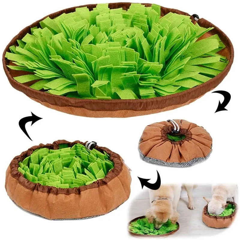 Pet Snuffle Mat Dogs Nosework Feeding Mat Interactive Feed Game for Dogs Cats Dog Treat Dispenser Pet Snuffle Bowl
Pet Snuffle Mat Dogs Nosework Feeding Mat Interactive Feed Game for Dogs Cats Dog Treat Dispenser Pet Snuffle Bowl