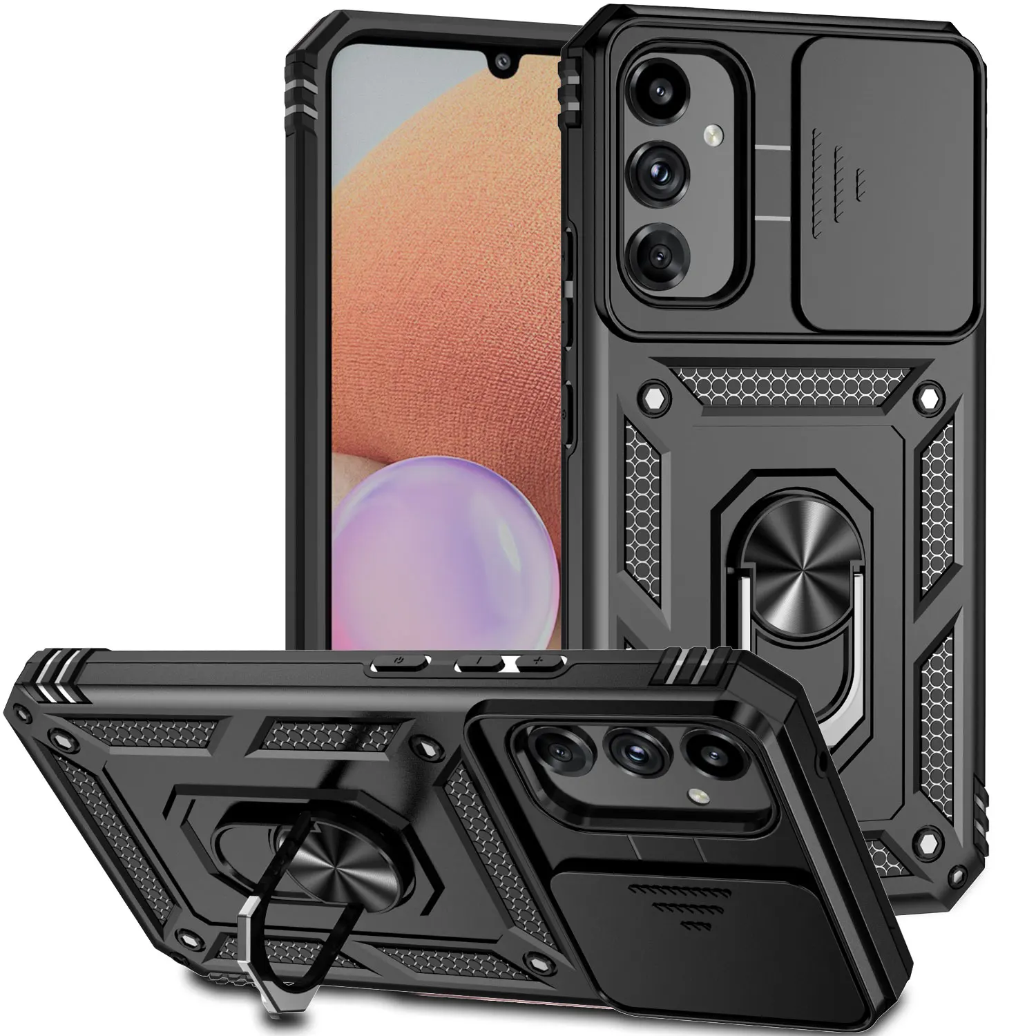 Slide Camera Case for Samsung Galaxy A34 Luxury Car Magnetic Ring Holder Armor Shockproof Hard Phone Cover SamsungA34 GalaxyA34
Slide Camera Case for Samsung Galaxy A34 Luxury Car Magnetic Ring Holder Armor Shockproof Hard Phone Cover SamsungA34 GalaxyA34