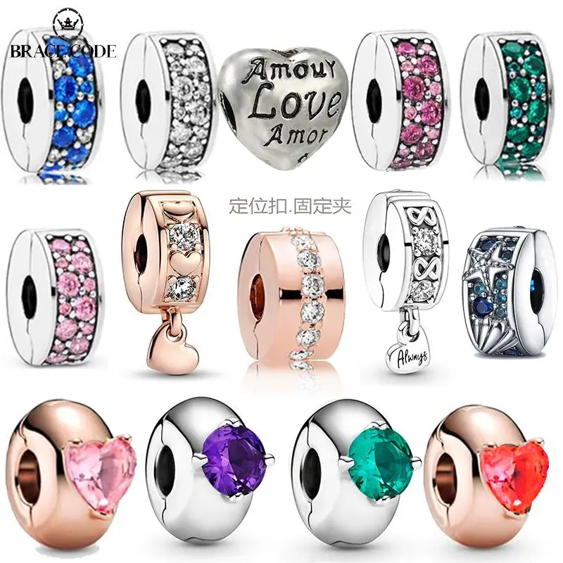 2Pcs/Lot DIY Brand Bracelets Bangles Gifts Men's and Women's Jewelry Accessories Securing clip Positioning button Charm Beads
2Pcs/Lot DIY Brand Bracelets Bangles Gifts Men's and Women's Jewelry Accessories Securing clip Positioning button Charm Beads