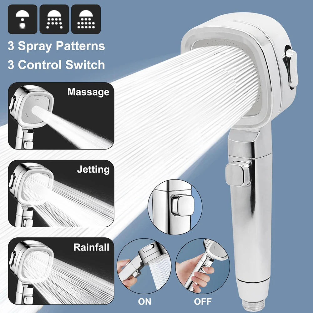 RV Camper Shower Head Hose 3 Spray Modes High Pressure Water Saving Shower Head And 1.5m Encrypted Pipe+bracket
RV Camper Shower Head Hose 3 Spray Modes High Pressure Water Saving Shower Head And 1.5m Encrypted Pipe+bracket