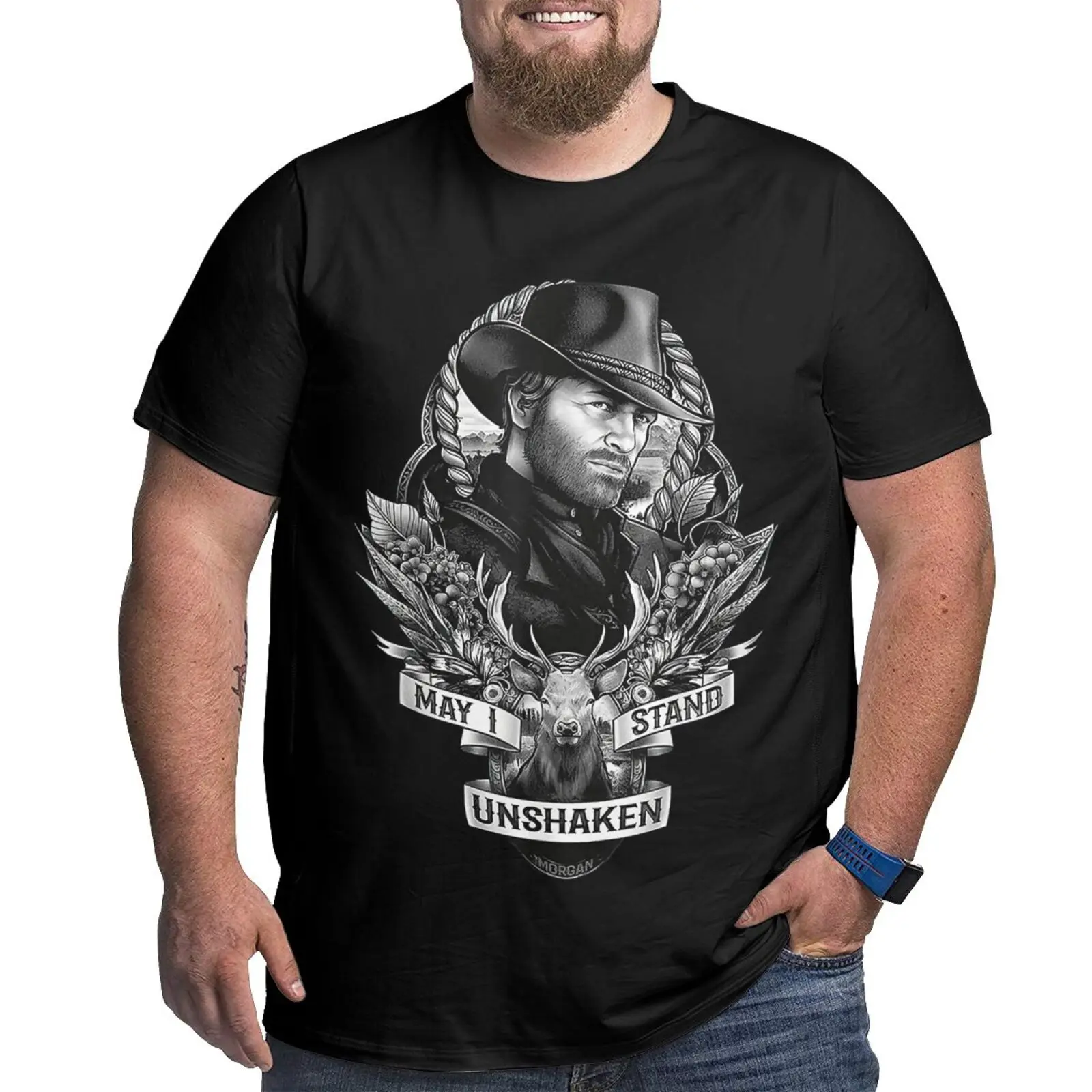 Arthur May I Stand Unshaken Rdr2 Oversized T-Shirt Vintage Men's Shirt Men Clothing Vintage Men's Cotton T-Shirt T Shirt Women
Arthur May I Stand Unshaken Rdr2 Oversized T-Shirt Vintage Men's Shirt Men Clothing Vintage Men's Cotton T-Shirt T Shirt Women