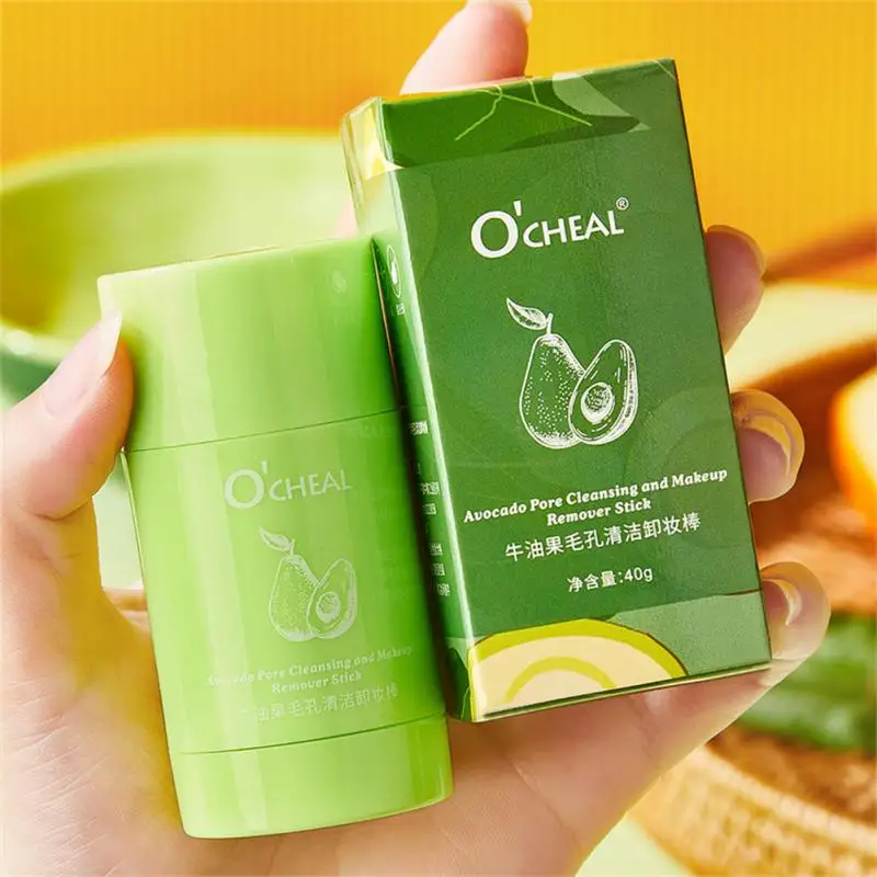 1pc Avocado Cleansing Stick Makeup Remover Citrus Cleansing Cream Gentle Makeup Remover Moisturizing Skin Care Solid Clay
1pc Avocado Cleansing Stick Makeup Remover Citrus Cleansing Cream Gentle Makeup Remover Moisturizing Skin Care Solid Clay