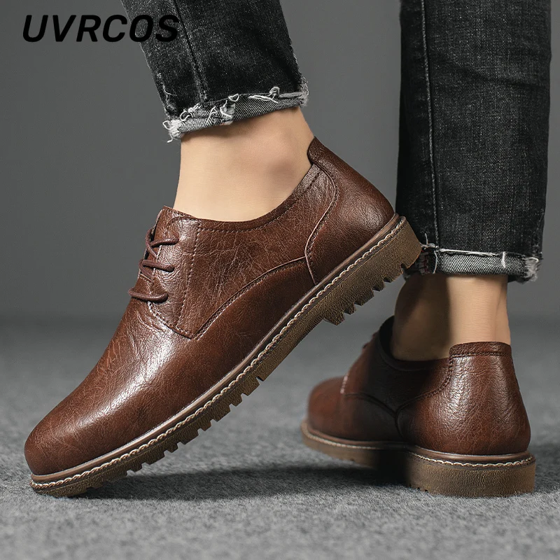 Men's Pointed Toe Casual Leather Soft Fashion Low-top Solid Color Formal Business New Mens Loafers Hot Sale Men-shoes Shoes
Men's Pointed Toe Casual Leather Soft Fashion Low-top Solid Color Formal Business New Mens Loafers Hot Sale Men-shoes Shoes