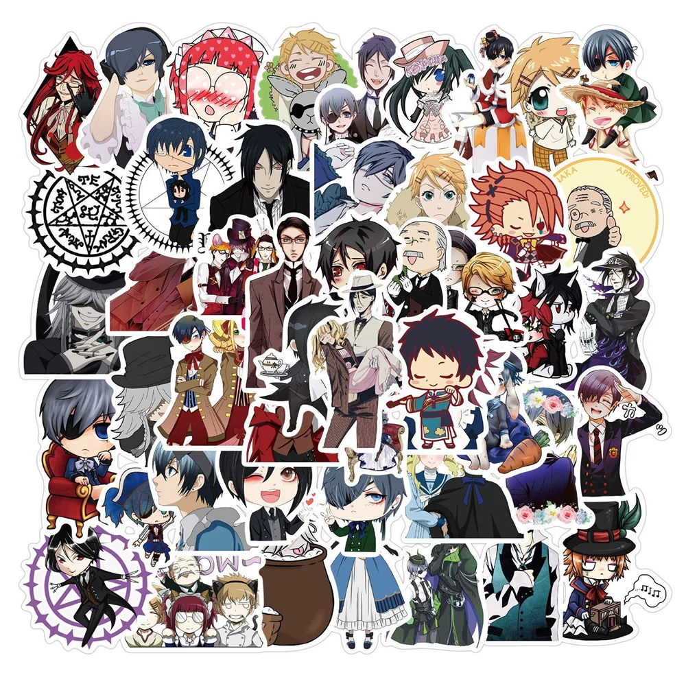 10/30/50PCS Anime Black Butler Exquisite DIY Stickers Car Motorcycle Travel Luggage Phone Guitar Laptop Toy Stickers Wholesale
10/30/50PCS Anime Black Butler Exquisite DIY Stickers Car Motorcycle Travel Luggage Phone Guitar Laptop Toy Stickers Wholesale