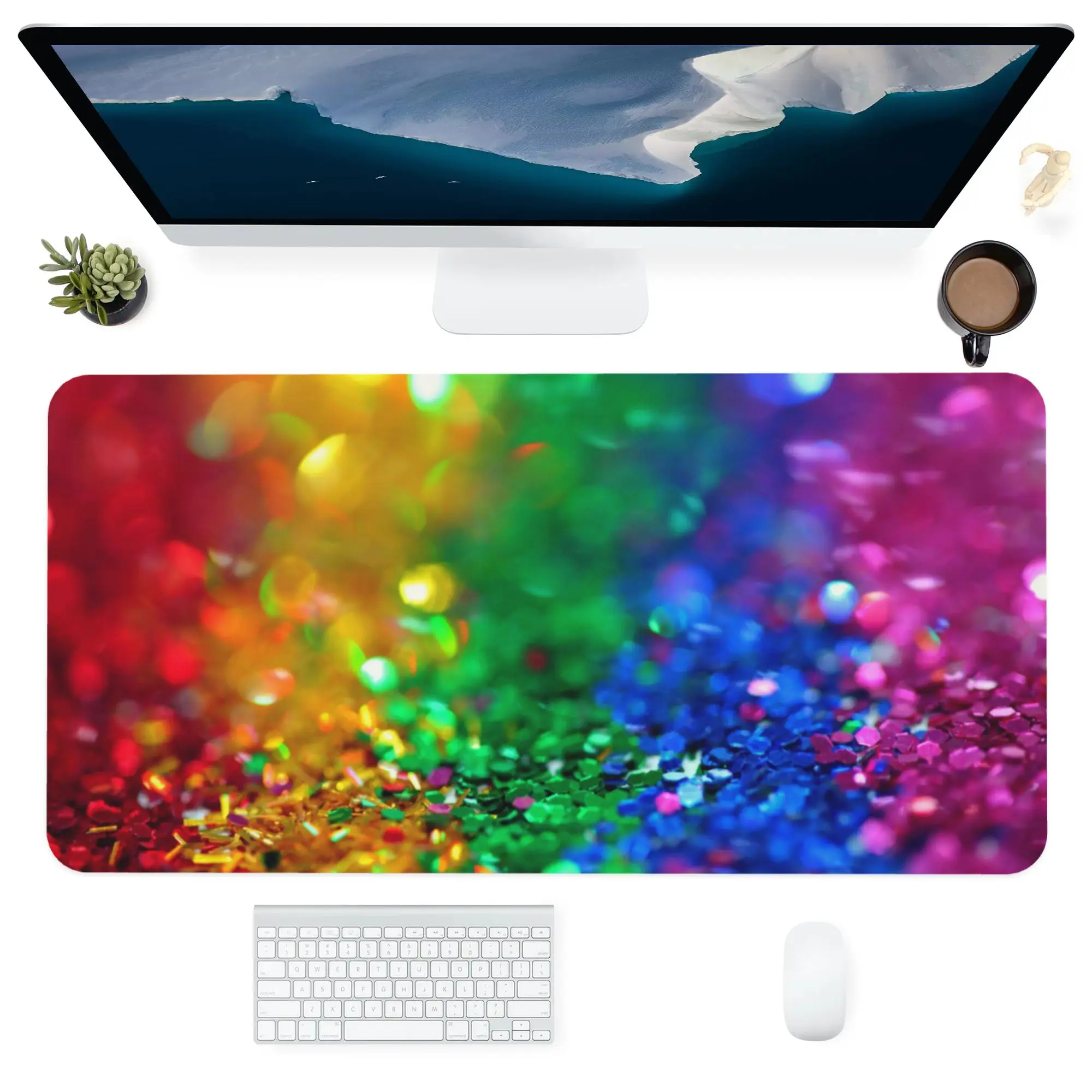Nordic Style Rainbow Stripe Small Mouse Pad for Computer Laptop Notebook Rectangle Non-slip Rubber Base Deskpad Table Mat
Nordic Style Rainbow Stripe Small Mouse Pad for Computer Laptop Notebook Rectangle Non-slip Rubber Base Deskpad Table Mat