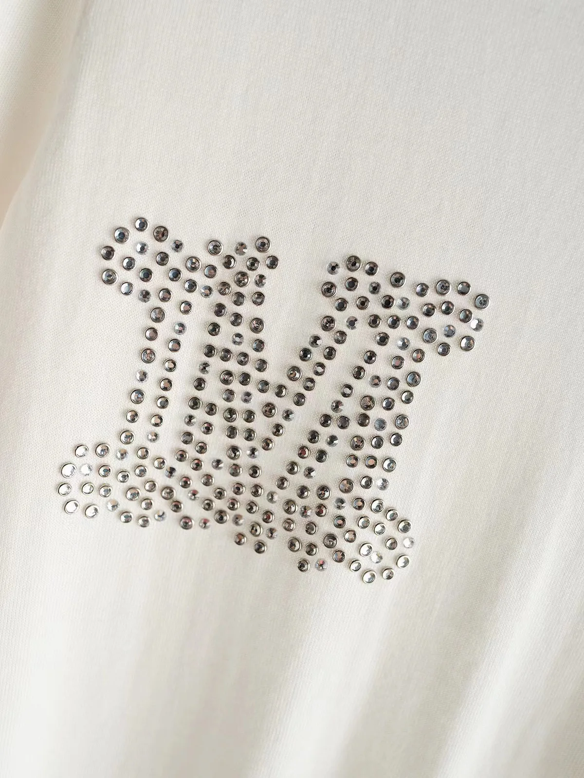 Women's Hot Diamonds Knitted Top 2022 Summer New Female Letter Print Short-Sleeve Thin Breathable O-Neck Knitted Sweater
Women's Hot Diamonds Knitted Top 2022 Summer New Female Letter Print Short-Sleeve Thin Breathable O-Neck Knitted Sweater