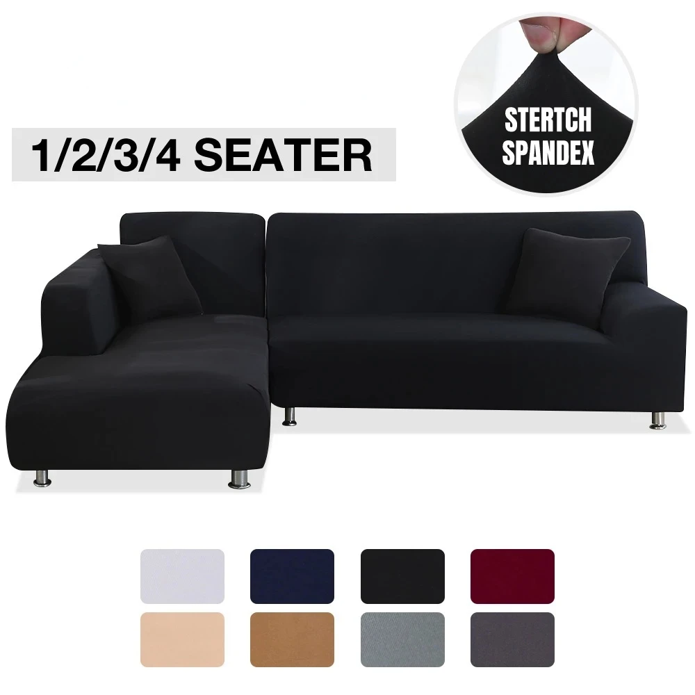 Elastic Sofa Cover for Living Room Solid Color Sofa Covers Stretch Couch Cover Corner 1/2/3/4 Seat L Shape Sofa Need Buy 2pcs
Elastic Sofa Cover for Living Room Solid Color Sofa Covers Stretch Couch Cover Corner 1/2/3/4 Seat L Shape Sofa Need Buy 2pcs