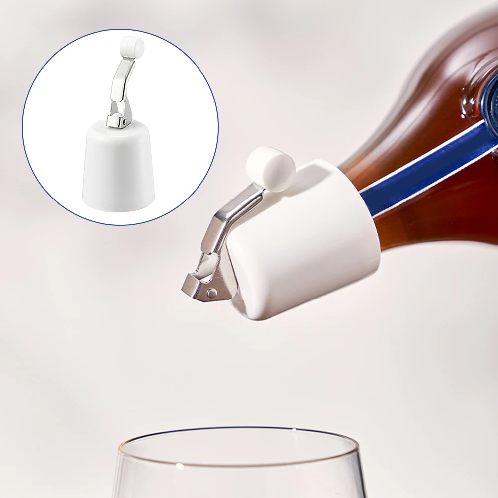 White Gift Practical Wine Bottle Stopper Champagne Silicone Leakproof Sealed Storage Reusable Bar Tool Keep Fresh Home Kitchen
White Gift Practical Wine Bottle Stopper Champagne Silicone Leakproof Sealed Storage Reusable Bar Tool Keep Fresh Home Kitchen