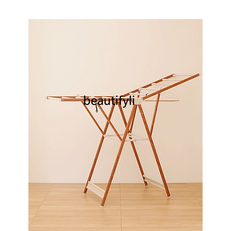 yj Floor Clothes Hanger Folding Imitation Solid Wood Home Balcony Courtyard Drying Rack Aluminum Alloy Quilt Fantastic
yj Floor Clothes Hanger Folding Imitation Solid Wood Home Balcony Courtyard Drying Rack Aluminum Alloy Quilt Fantastic
