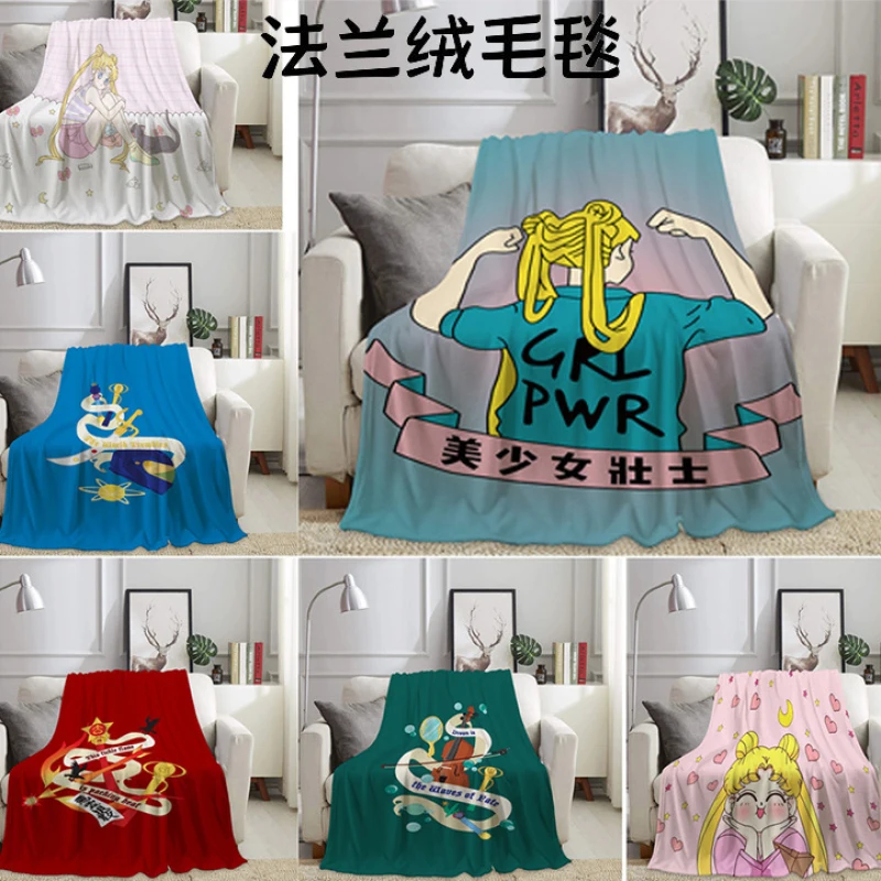 New Anime Sailor Tsukino Usagi kawaii Figure Model toys Plush Cartoon flannel blanket 4 seasons warm nap blanket christmas gifts
New Anime Sailor Tsukino Usagi kawaii Figure Model toys Plush Cartoon flannel blanket 4 seasons warm nap blanket christmas gifts