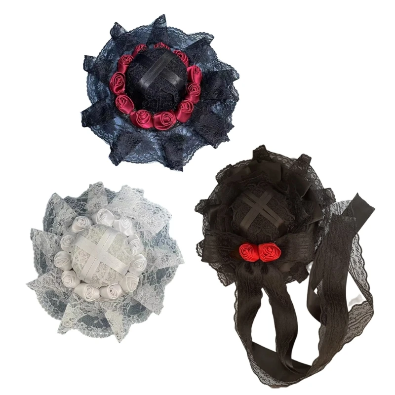 Lace Rose Top Hat with Clip Lady Halloween Fancy Dress Accessories for Women Female Cosers ComicCon Dropshipping
Lace Rose Top Hat with Clip Lady Halloween Fancy Dress Accessories for Women Female Cosers ComicCon Dropshipping