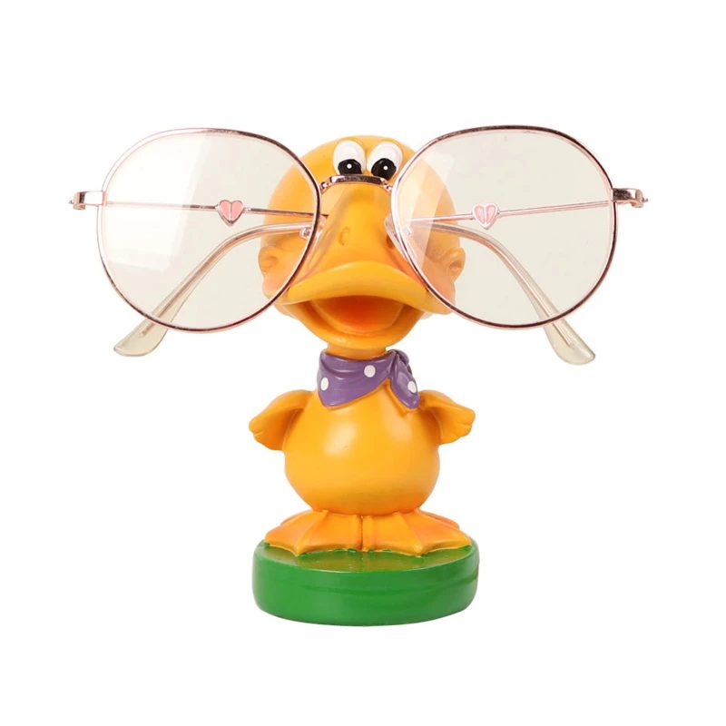Cute Duck Figurines Glasses Holder Resin Animal Statues Sunglasses Eyeglasses Display Stand Desktop Ornament
Cute Duck Figurines Glasses Holder Resin Animal Statues Sunglasses Eyeglasses Display Stand Desktop Ornament