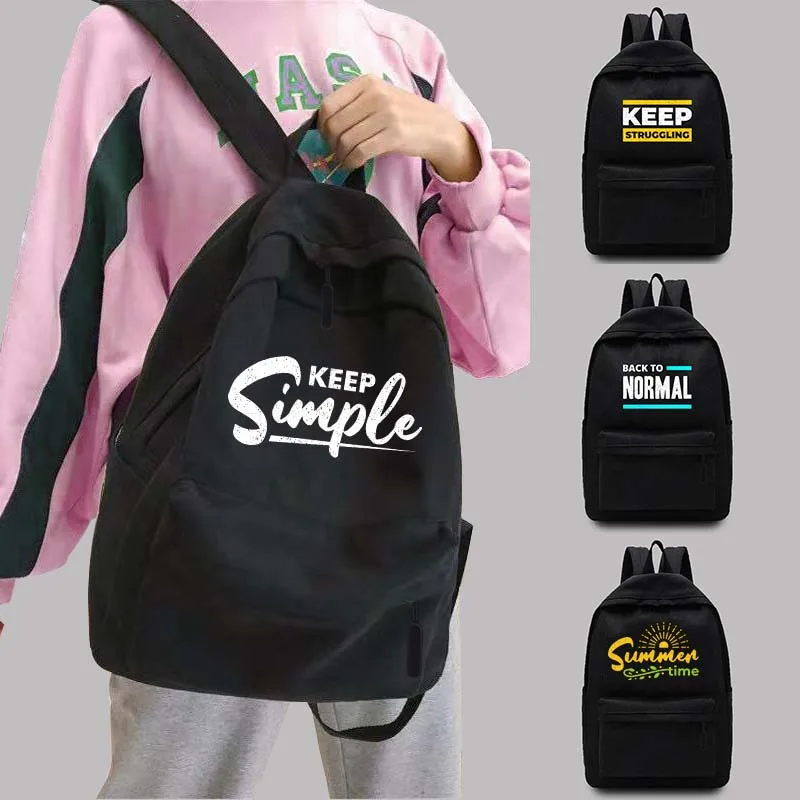 2023 Girls Unisex Travel Backpack College Bag with Phrase Collection Ladies Fashion Organizer Laptop Bags Sports Backpacks
2023 Girls Unisex Travel Backpack College Bag with Phrase Collection Ladies Fashion Organizer Laptop Bags Sports Backpacks