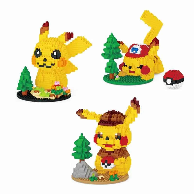 TAKARA TOMY конструктор Покемон Пикачу модель мультфильм Аниме кукла кирпичи украшения для детей подарки на день рождения
TAKARA TOMY конструктор Покемон Пикачу модель мультфильм Аниме кукла кирпичи украшения для детей подарки на день рождения