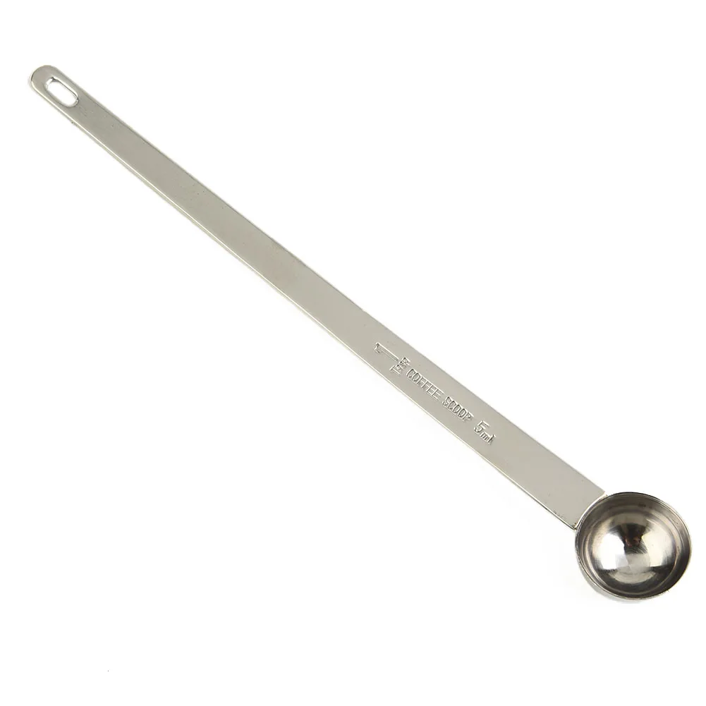 Kitchen Tools Measuring Spoon Long Handle Portable Stainless Steel Various Specifications Engraving Double Unit
Kitchen Tools Measuring Spoon Long Handle Portable Stainless Steel Various Specifications Engraving Double Unit