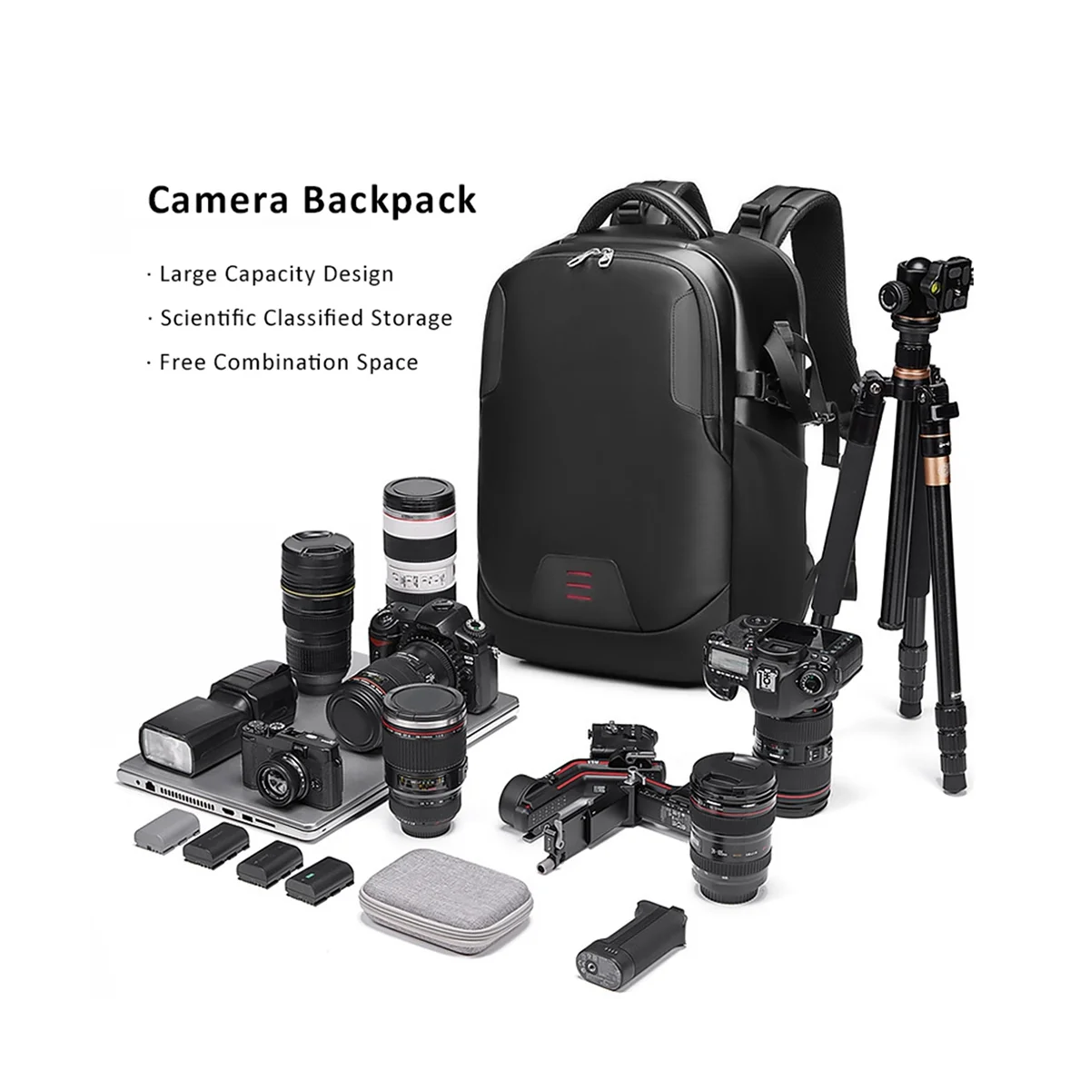 Camera Backpack Digital Dslr Bag Waterproof Shockproof Breathable Backpacks for Nikon Canon Sony Small Video Photo Bag
Camera Backpack Digital Dslr Bag Waterproof Shockproof Breathable Backpacks for Nikon Canon Sony Small Video Photo Bag