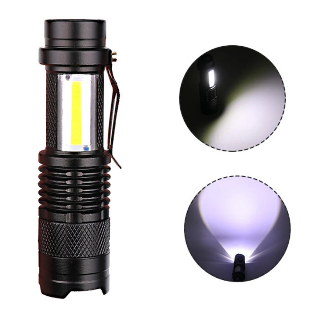 ZK30 Rechargeable Mini LED Flashlight Use XPE + COB lamp beads 100 meters lighting distance Used for adventure, camping, etc.
ZK30 Rechargeable Mini LED Flashlight Use XPE + COB lamp beads 100 meters lighting distance Used for adventure, camping, etc.