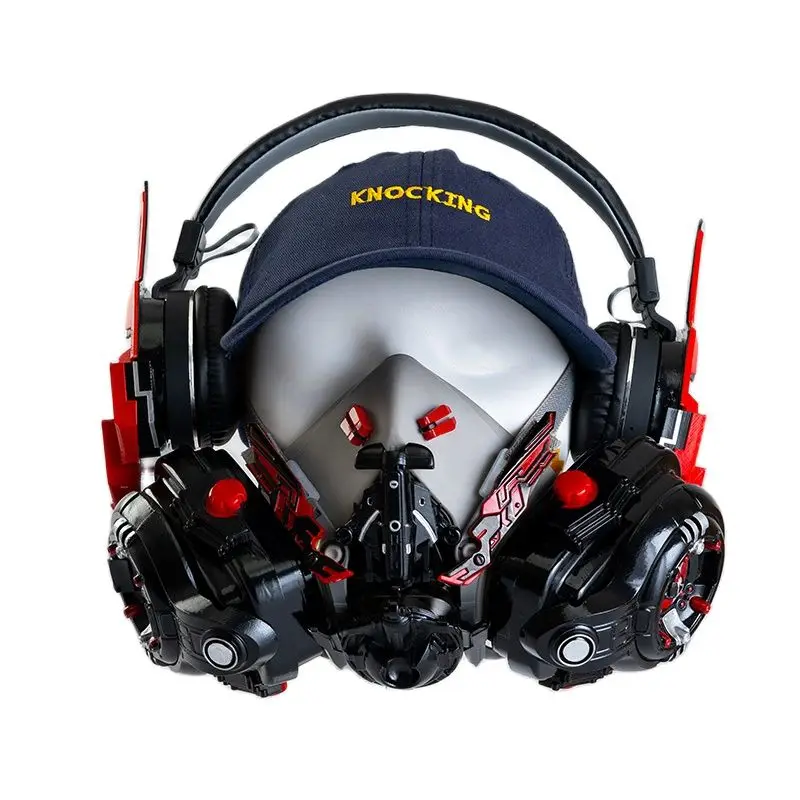 Technology Style Cyber HD Bluetooth Headset Ears Cosplay For Men Women Cyber Punk Machine Masks Headgear accessories Mechanical
Technology Style Cyber HD Bluetooth Headset Ears Cosplay For Men Women Cyber Punk Machine Masks Headgear accessories Mechanical