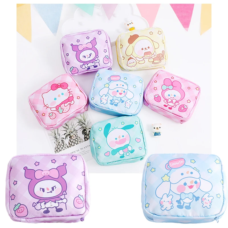 Sanrioed мультяшный милый My Melody Kuromi PurinDog Cinnamoroll Kt Cat косметичка аниме Kawaii портативные гигиенические прокладки Сумки для хранения
Sanrioed мультяшный милый My Melody Kuromi PurinDog Cinnamoroll Kt Cat косметичка аниме Kawaii портативные гигиенические прокладки Сумки для хранения