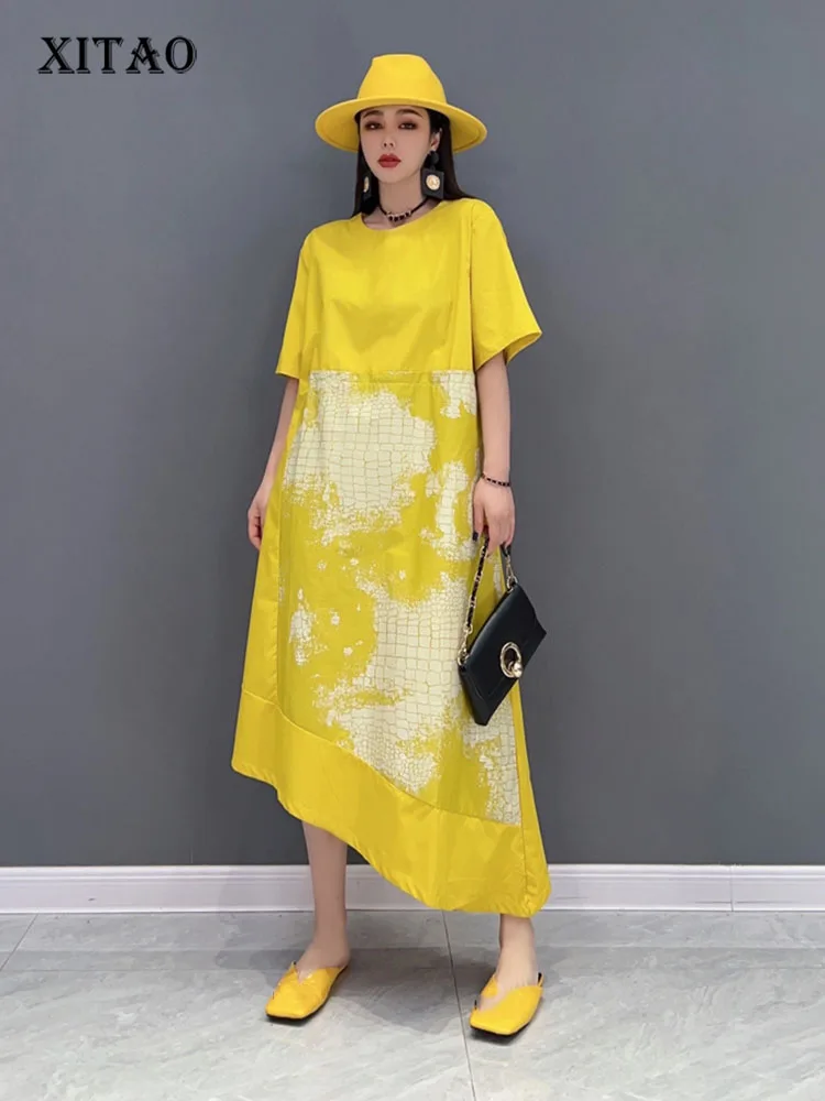 XITAO Print Pattern Dress Fashion Small Fresh Irregular Pullover 2022 Sprint Minority Loose Casual Style Dress Top WMD5208
XITAO Print Pattern Dress Fashion Small Fresh Irregular Pullover 2022 Sprint Minority Loose Casual Style Dress Top WMD5208