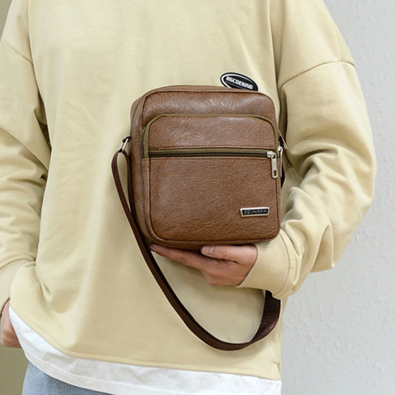 PU Leather Men Messenger Bag Business Men's Shoulder Bag Small Handbag Men Male Phone Crossbody Bags Purse Handbags Fashion
PU Leather Men Messenger Bag Business Men's Shoulder Bag Small Handbag Men Male Phone Crossbody Bags Purse Handbags Fashion