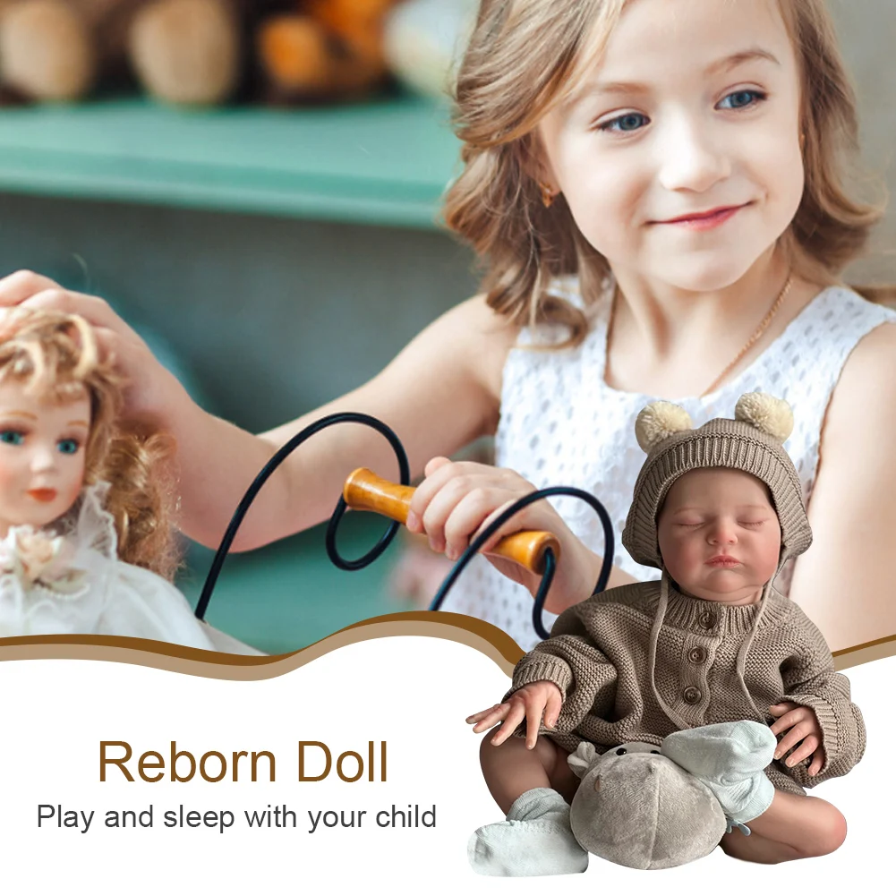 19in Reborn Baby Dolls 3D Skin Newborn Baby Dolls Visible Veins Realistic Reborn Girl Dolls Soft Body for Collection
19in Reborn Baby Dolls 3D Skin Newborn Baby Dolls Visible Veins Realistic Reborn Girl Dolls Soft Body for Collection